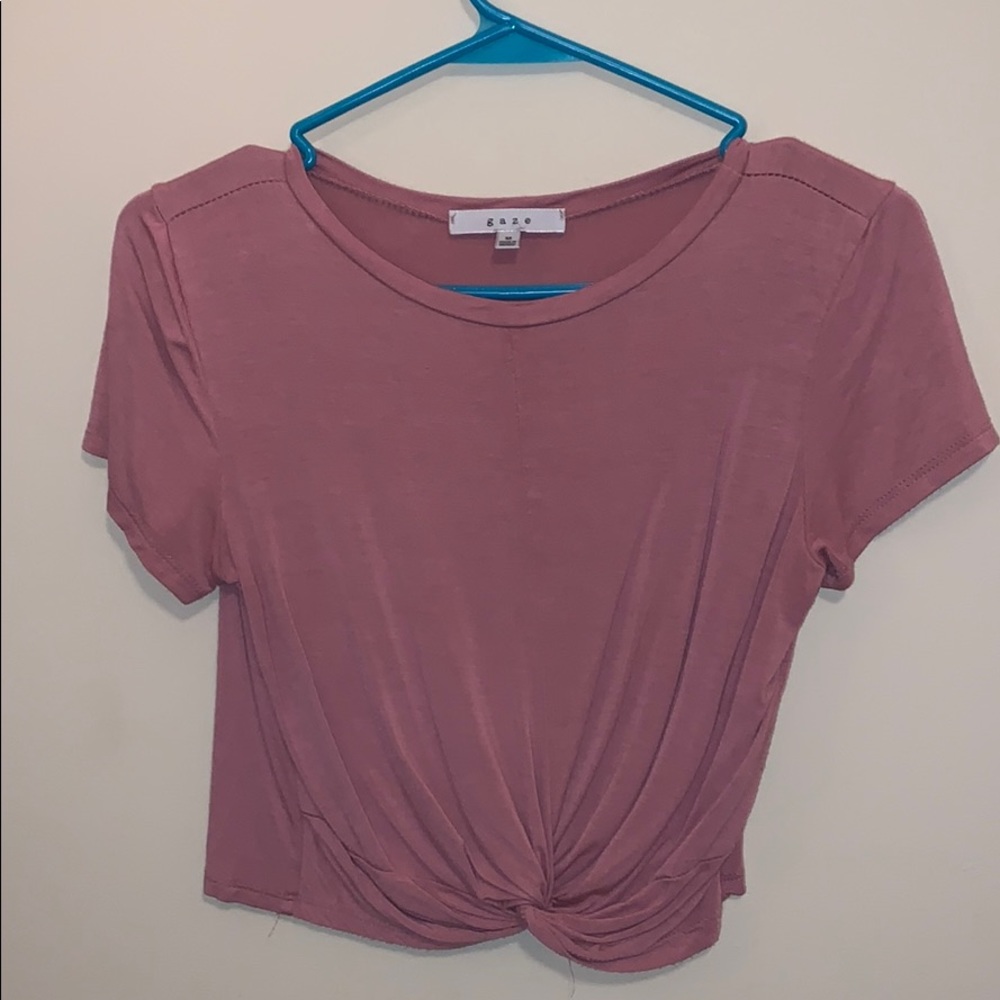 Pink Crop Top